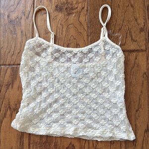 Princess Polly Cream Lace Cami